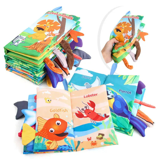 Montessori Baby Stoffb¨¹cher- Sensorik Spielzeug