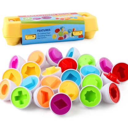 Montessori Eier Spielzeug für Babys ab 1 Jahr