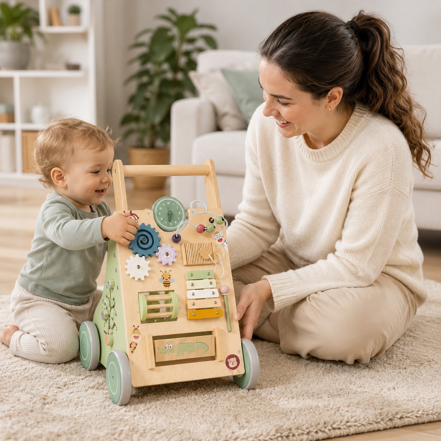 Montessori Spielzeug aus Holz für selbstständiges Lernen