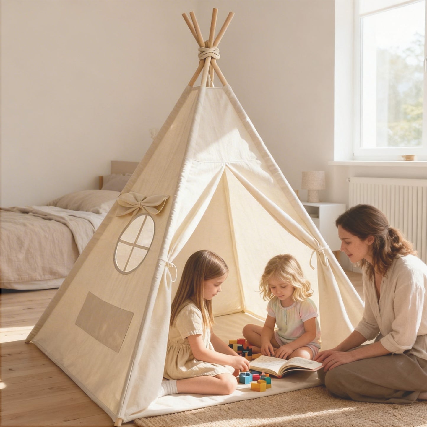 Montessori Kinderzelt als ruhiger R¨¹ckzugsort f¨¹r Kinder