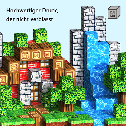Magnetische Bausteine Montessori – Pädagogisches Spielzeug