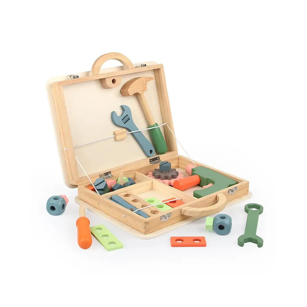 Montessori Wooden Toy Toolbox