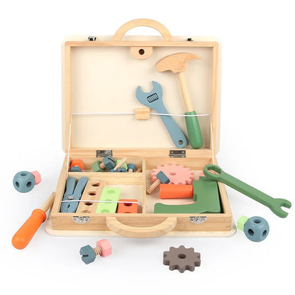 Montessori Wooden Toy Toolbox