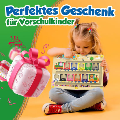 Montessori trælabyrint 3D – magnetisk fingerfærdighedsspil