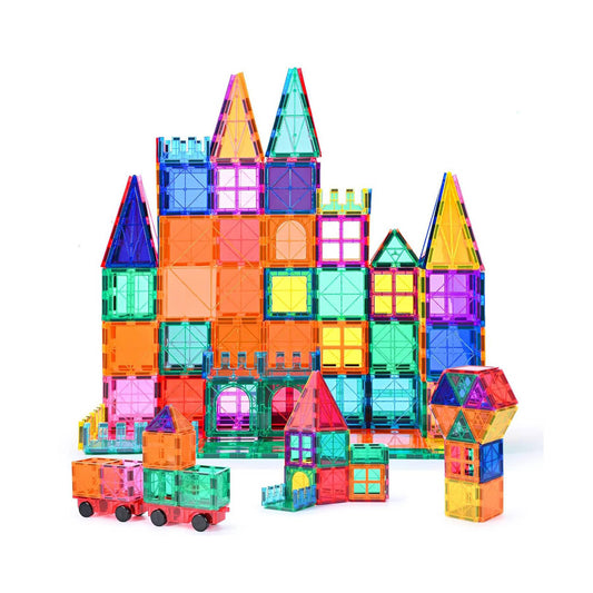 Montessori Magnetbausteine – STEM Auto & Truck Set