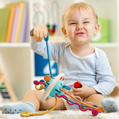 Montessori trekkoord speelgoed BPA-vrij