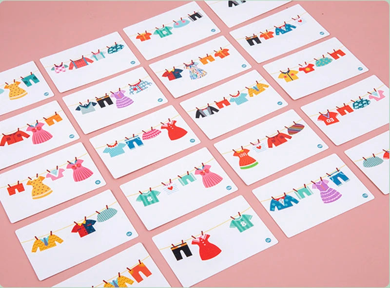 Puzzle d'habillage Montessori – Jeu de motricité et d'apprentissage