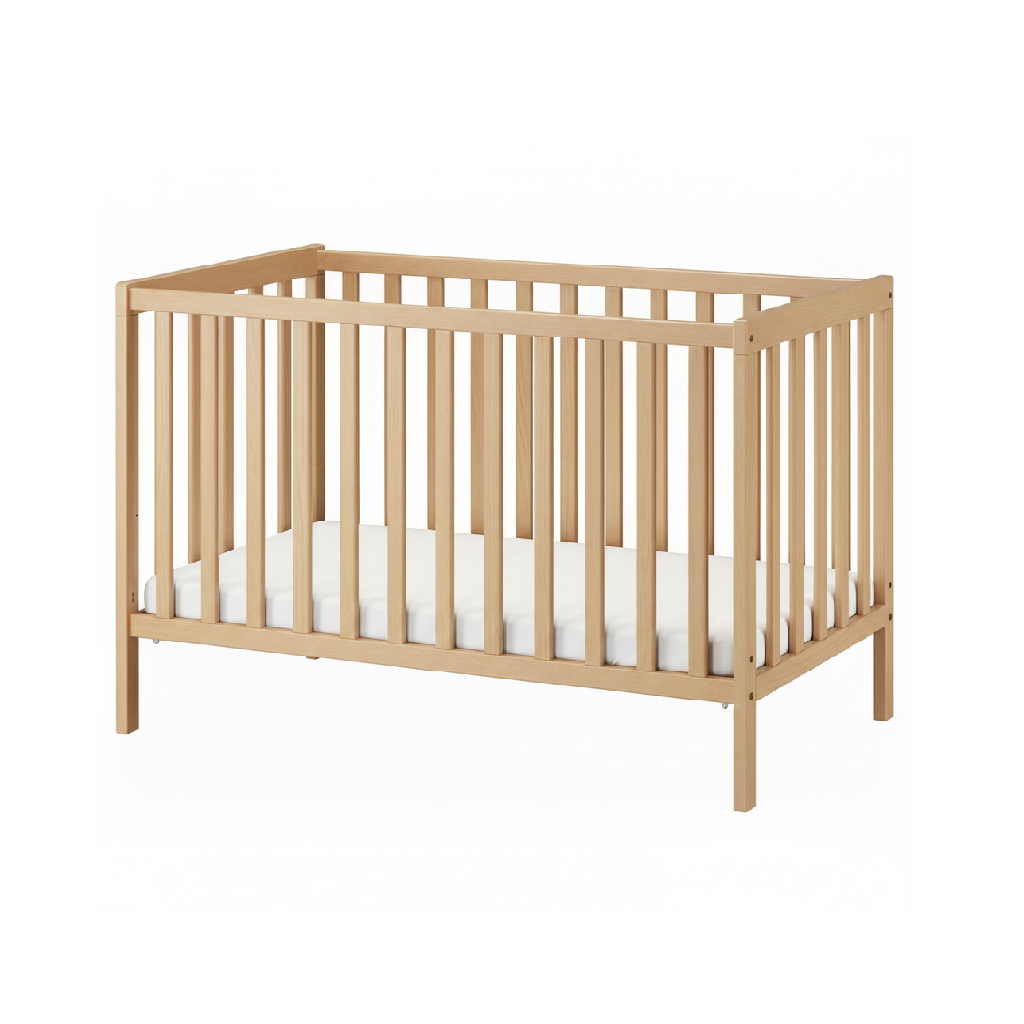 Lit bébé Montessori “Timo” – Pin avec côté amovible