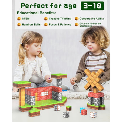 Montessori Magnet Blöcke – Stabiler Bau-Spaß