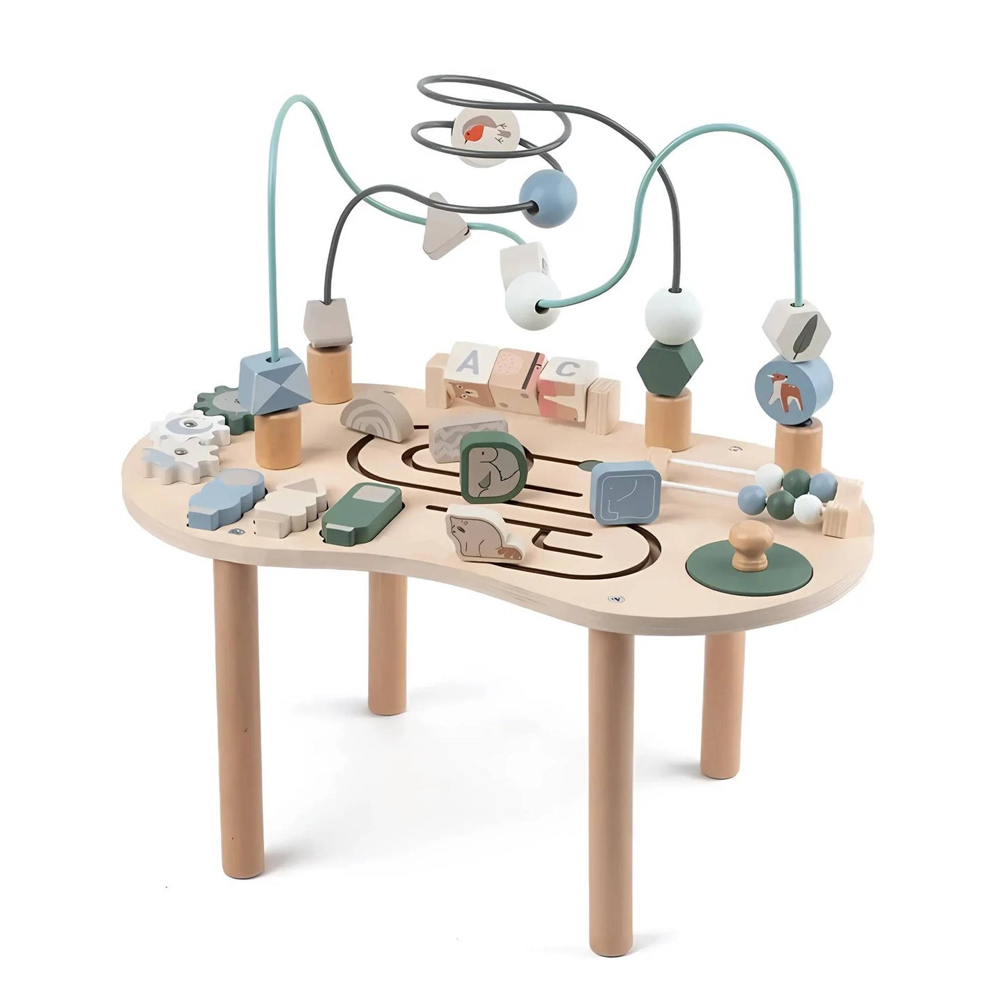 Montessori Activiteitentafel Hout – Busy Board & Leertafel