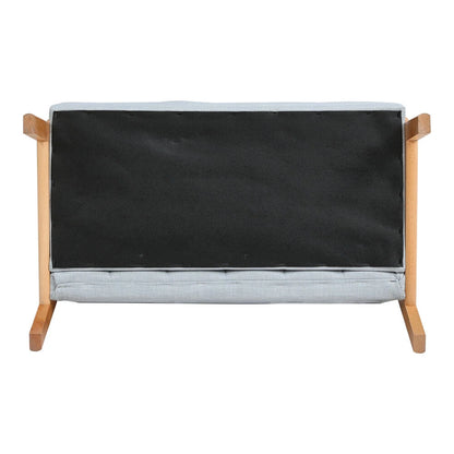 Kinder Sofa Holz Grau Blau Buchenholz Kindersessel 1 Sitzer 2 Sitzer Kinderzimmer Möbel