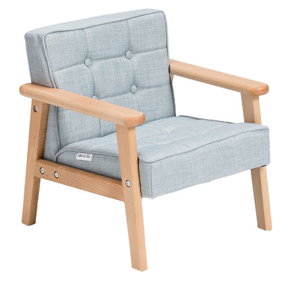 Kinder Sofa Holz Grau Blau Buchenholz Kindersessel 1 Sitzer 2 Sitzer Kinderzimmer Möbel