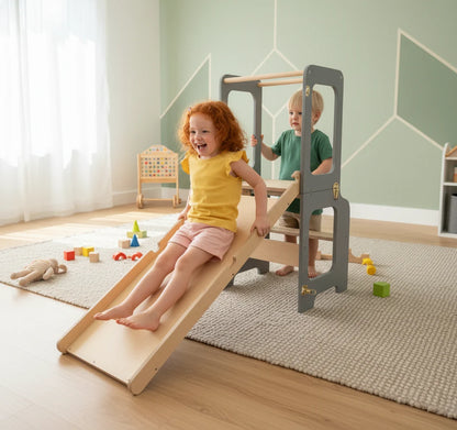 4-in-1 Lernturm umgebaut zum Kindertisch