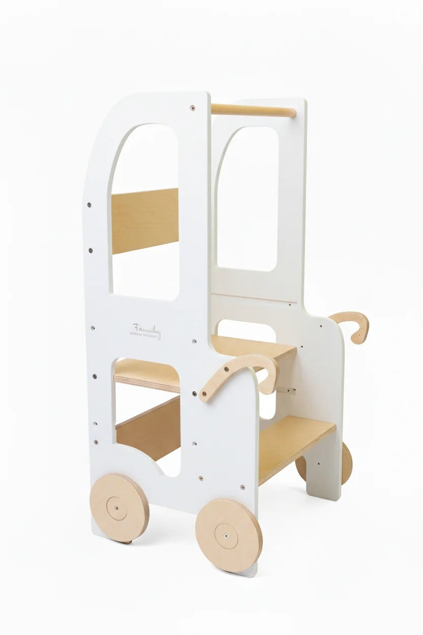 Stabiler Holz Lernturm für Kinder