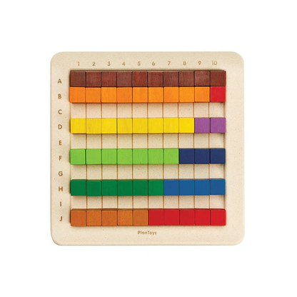 Cube à compter Montessori – Jouet éducatif mathématique coloré en bois
