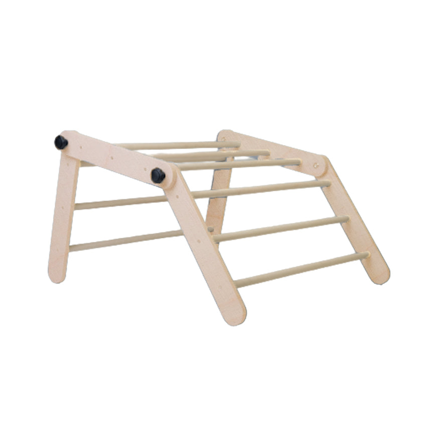 Pikler klimdriehoek van hout – 2/3 secties met helling