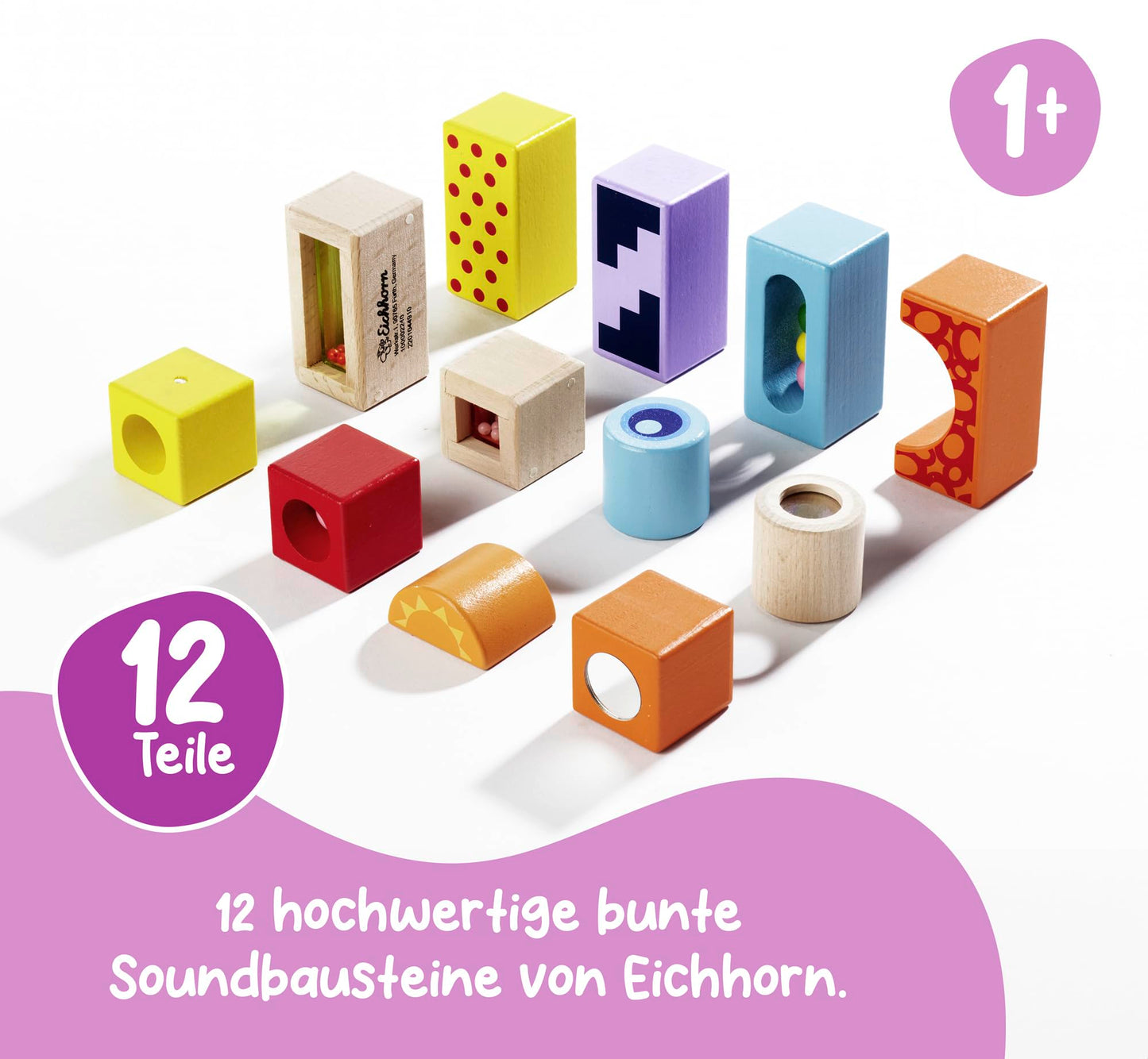 Montessori Klangbausteine von Eichhorn im Einsatz – Sensorikspielzeug für Kleinkinder – MontessoriLernwelt