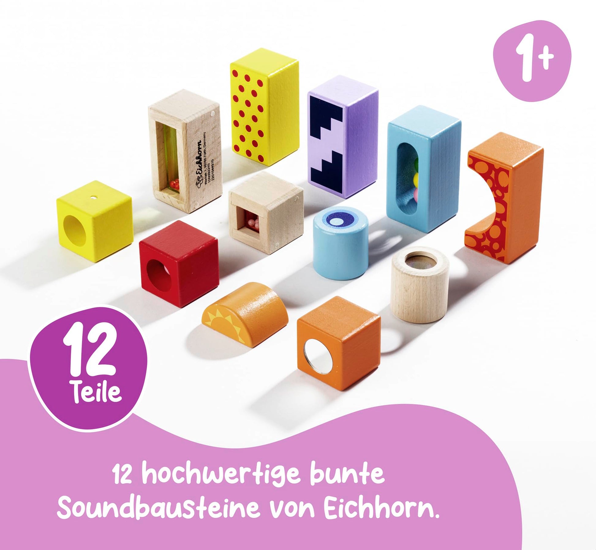Montessori Klangbausteine von Eichhorn im Einsatz – Sensorikspielzeug für Kleinkinder – MontessoriLernwelt