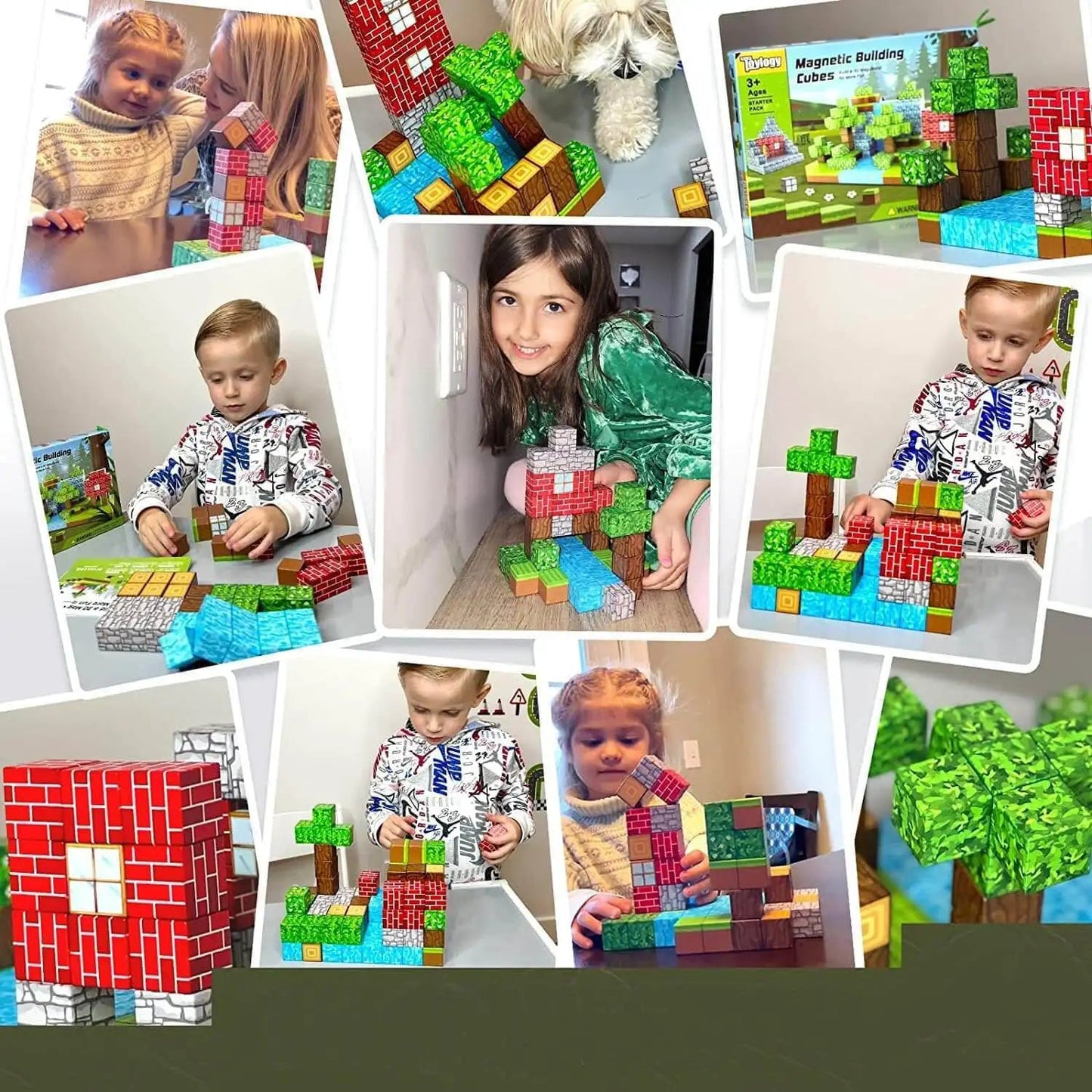 Montessori Magnetbausteine – Kreativ-Bausatz