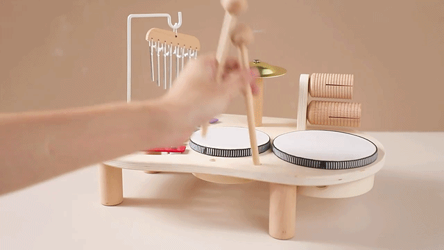 Table d'activité musicale Montessori – Son et rythme