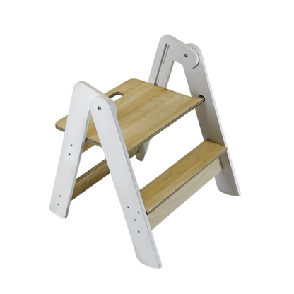 Klappbarer Tritthocker Kinder Holz Küche Badezimmer platzsparend
