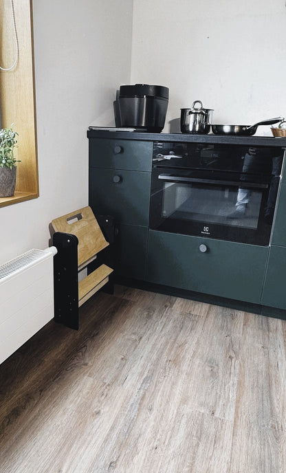 Klappbarer Tritthocker Kinder Holz Küche Badezimmer platzsparend